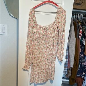 Floral Long Sleeve Dress